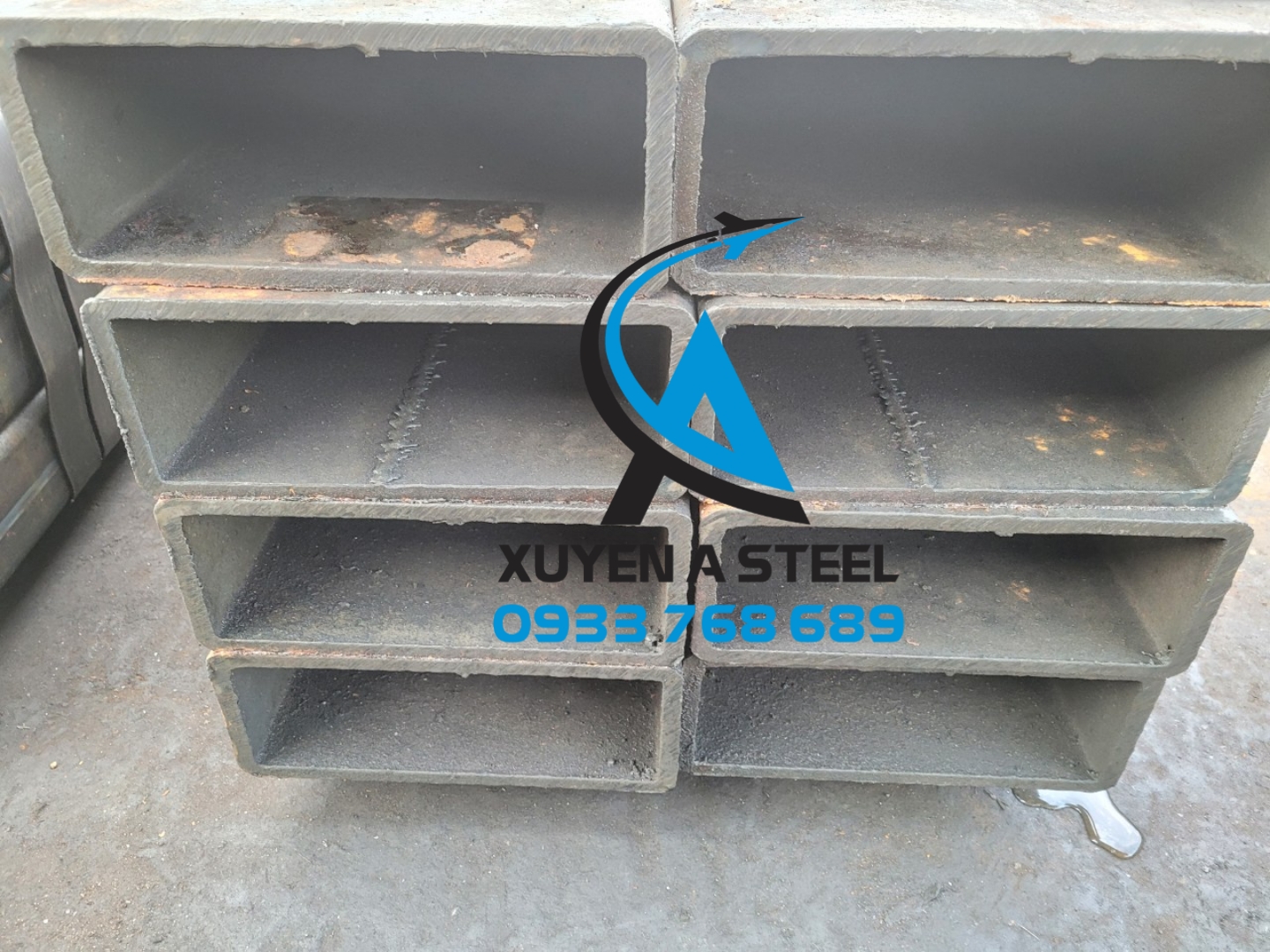 THÉP HỘP 100X250X12LY/MM- HỘP 250X100X12LY/MM