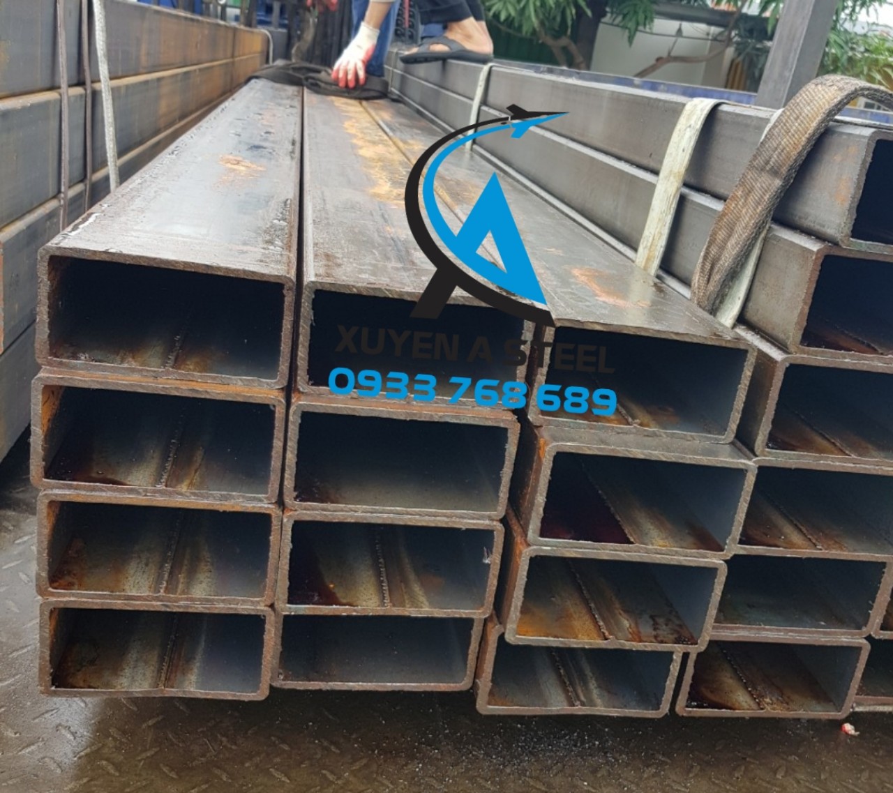 THÉP HỘP 80X160X10LY/ 160X80X10LY
