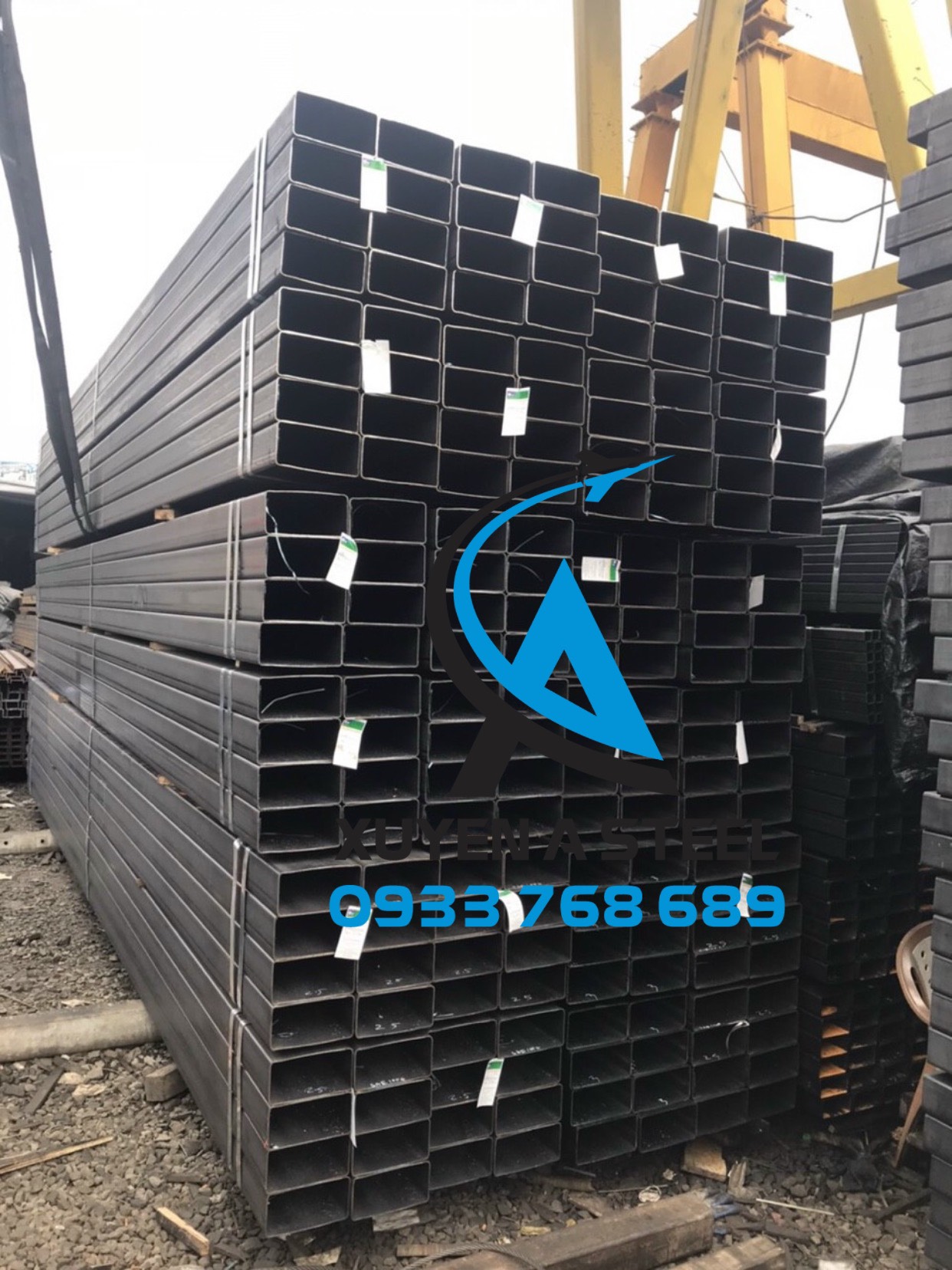 THÉP HỘP ĐEN -KẼM 40X80X3