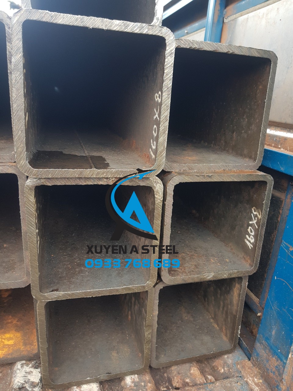 THÉP HỘP VUÔNG 160X160X8LY/8MM/8LI THÉP HỘP VUÔNG 160X160X8LY/8MM/8LI
