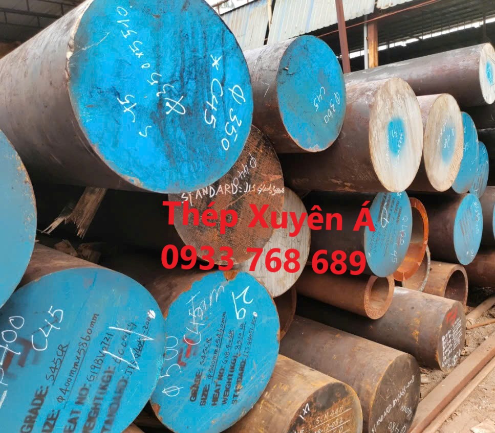 THÉP TRÒN ĐẶC S45C PHI 500