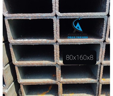 THÉP HỘP CHỮ NHẬT 80X160 DÀY 10MM/10LI 