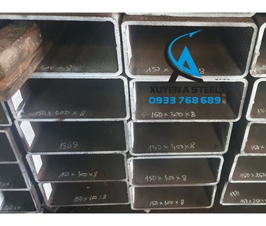 THÉP HỘP 150X300X8LY/ THÉP HỘP 300X150X8LY