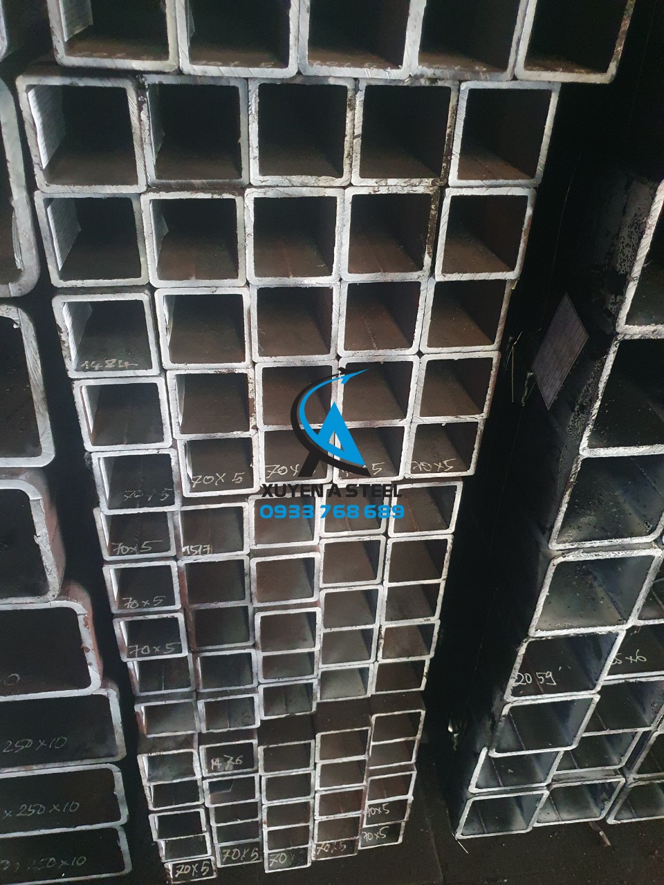 THÉP HỘP Q355B 70X70X5MM/LY/LI