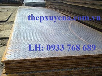 THÉP TẤM CHỐNG TRƯỢT ( Tấm Gân) GIÁ RẺ ở tại HẢI PHÒNG