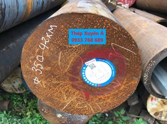 THÉP TRÒN ĐẶC SCM420 PHI 350 - LÁP ĐẶC PHI 350 SCM420